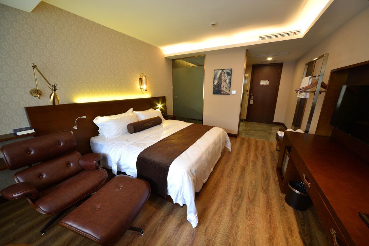 Manxin Hotel Shanghai Xujiahui Exterior foto